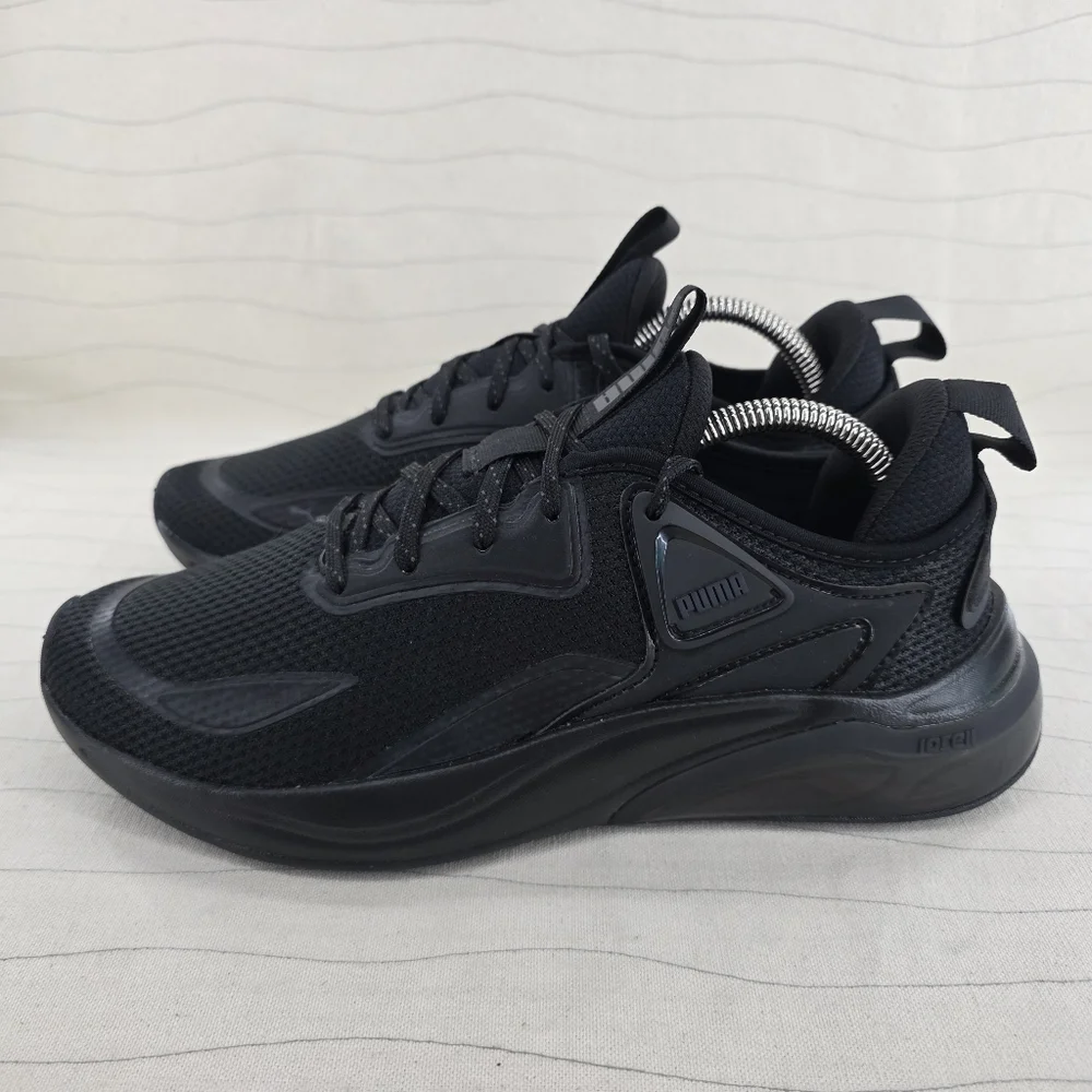 Puma Mens Cell Thrill Tripple Black Running Sneakers Shoes 310168-01 Sz 7.5 NEW